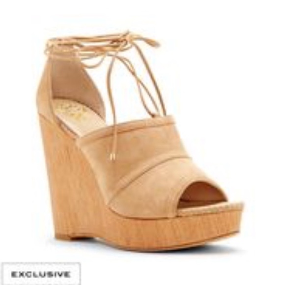 Vince Camuto Shoes - 📦 Ankle tie wooden wedges